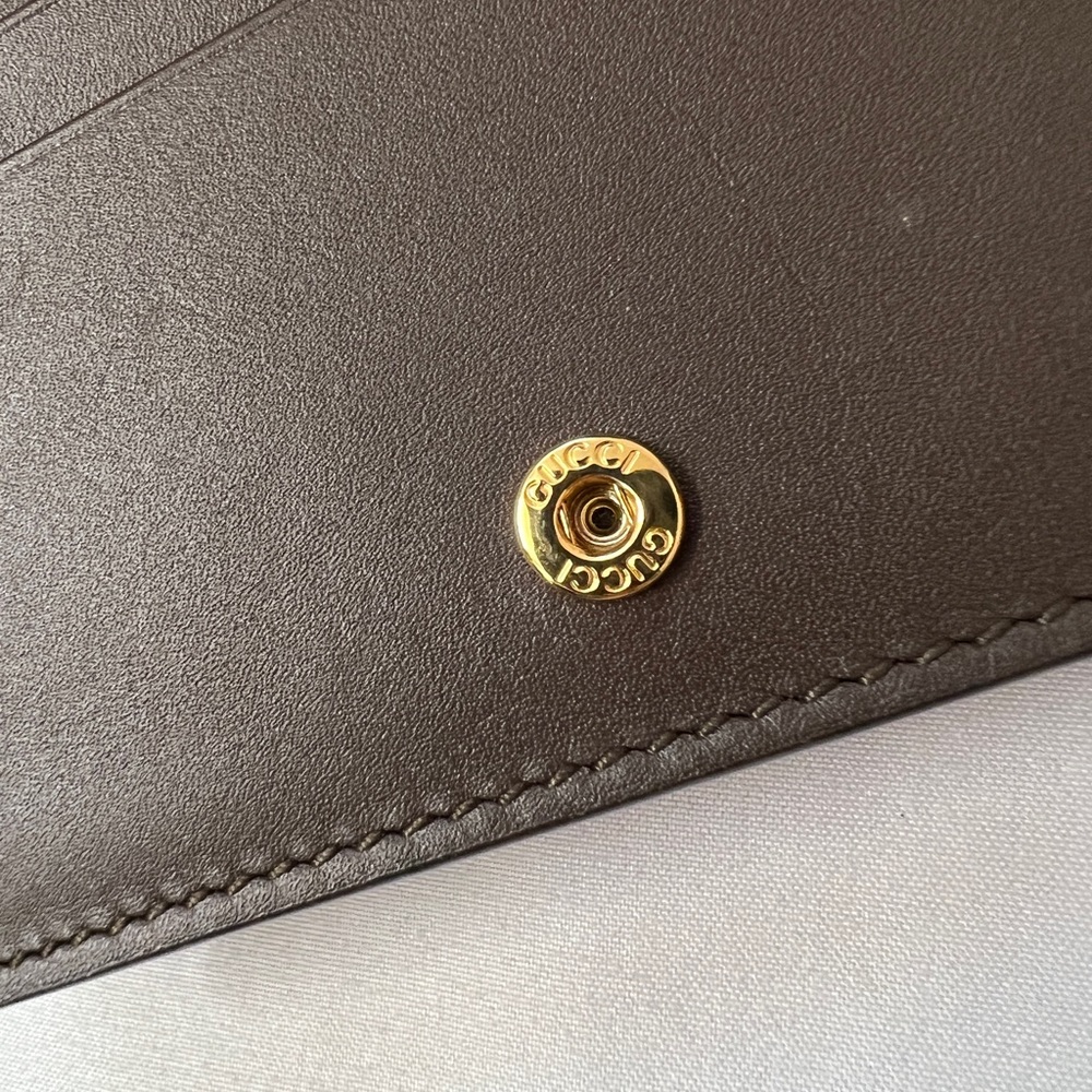 Gucci GG Supreme Monogram Card Case Wallet - Picture 9 of 10